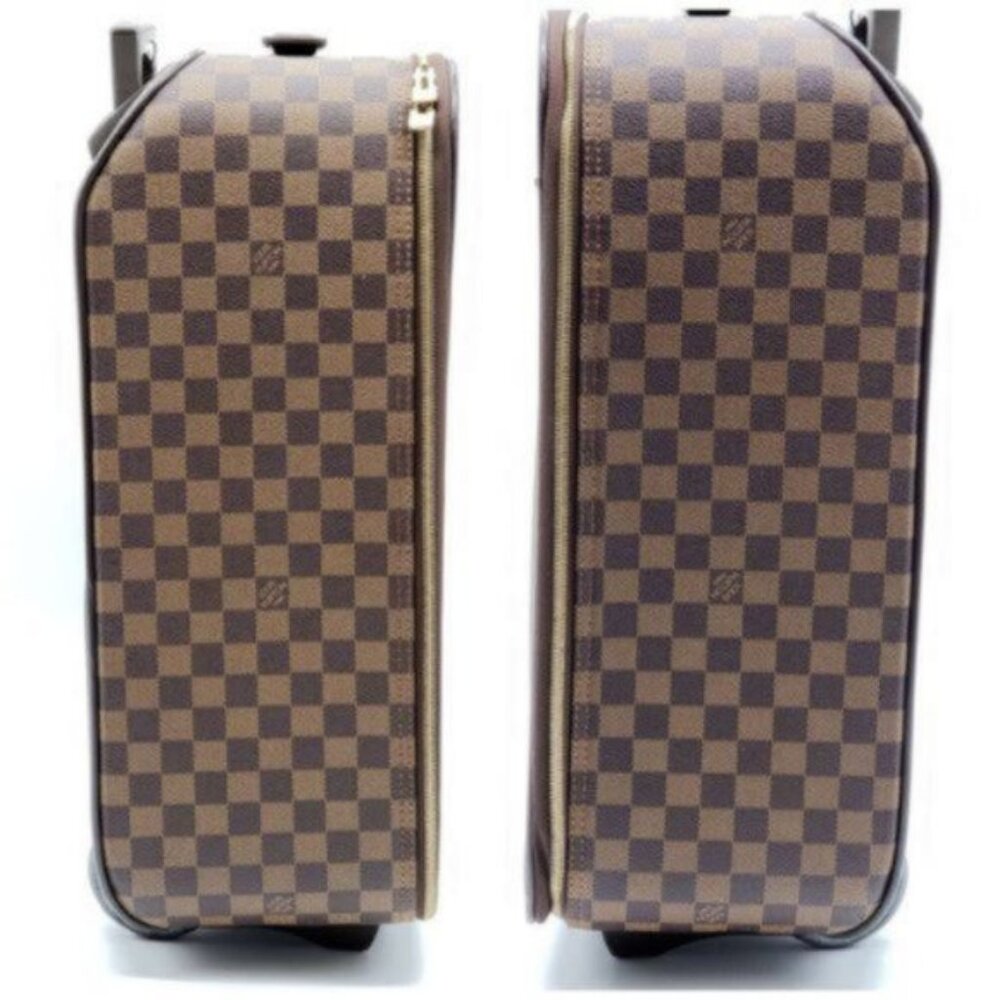 Authentic Louis Vuitton Pegase 45 Damier Ebene Rolling Suitcase Carry On - Picture 3 of 15